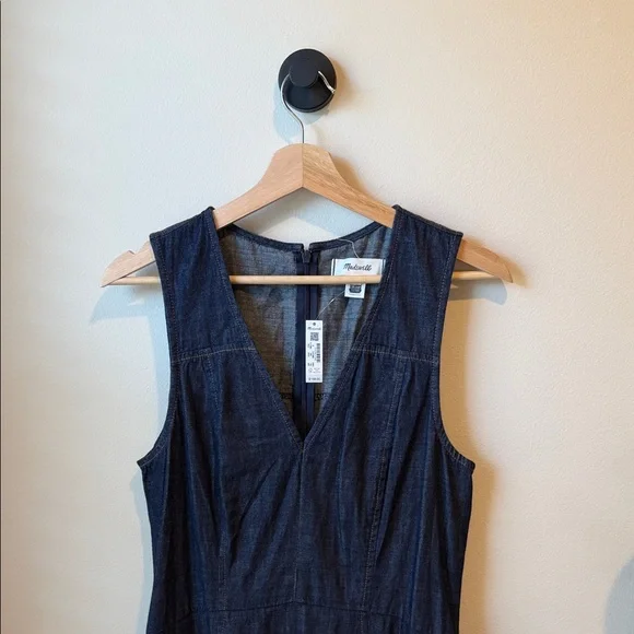 Madewell Dark Blue Denim Dress - Picture 2 of 3